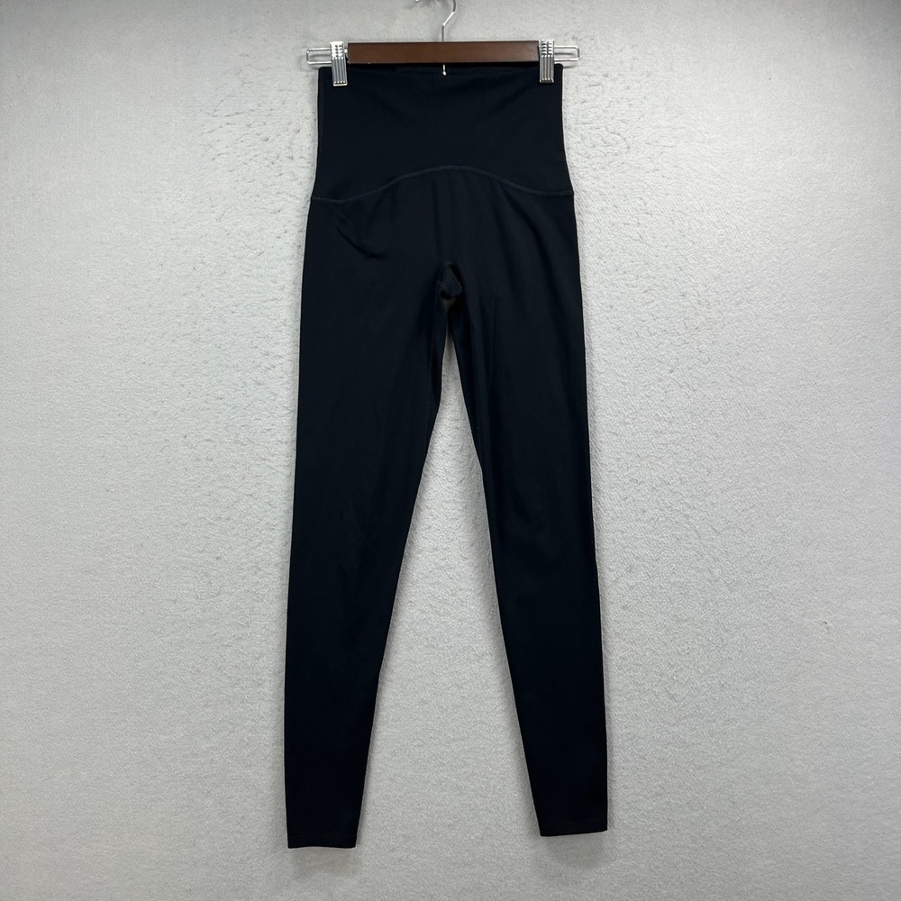 Spanx Leggings Womens XS Black Booty Boost Active Compression Athletic Yoga Gym